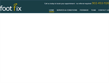 Tablet Screenshot of footfixhfx.com